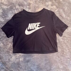 Nike Black Crop Top